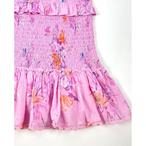 LoveShackFancy Jarrah Mini Dress in Royal Pink Berry - Picture 15 of 16